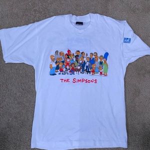 Vintage 90s Screen Stars FOX The Simpsons Shirt Size Large